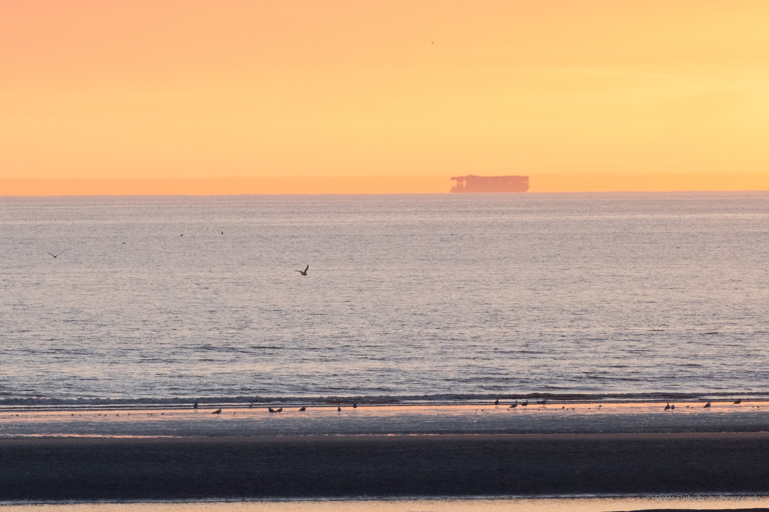 Detailed section of previous photo focusing on the ship.
